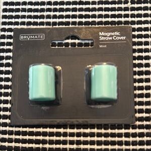 BruMate Magnetic Straw Cover covers in Mint, 2-Pack! 
New!